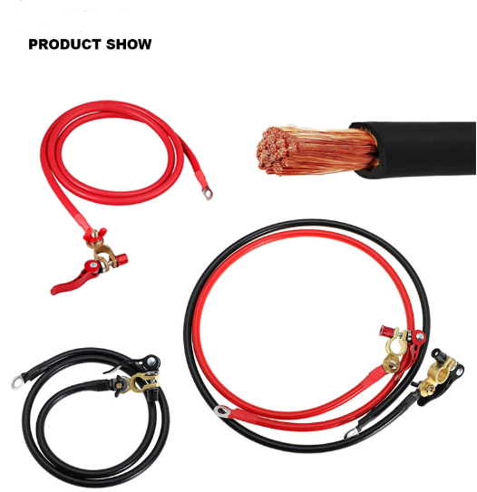 1m Battery Cable 25mm² 3AWG with Battery Terminal