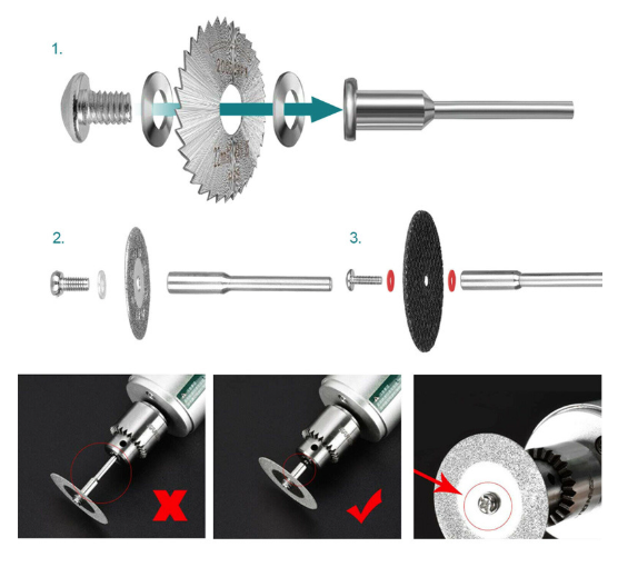 60Pcs Circular Cutting Wheel Grinding Disc Tool Set