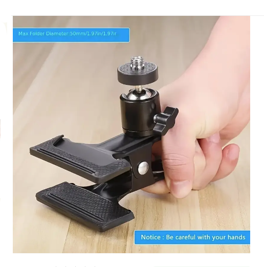 2PCS Spring Clamp Mount with 360-Degree Rotating