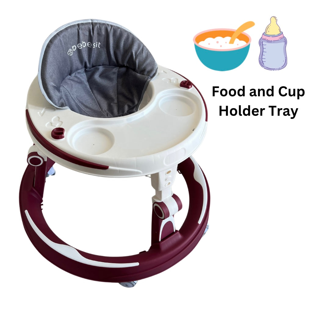 Deluxe O-ring Multifunctional Baby Walker with Lights and Melody Activity Centre