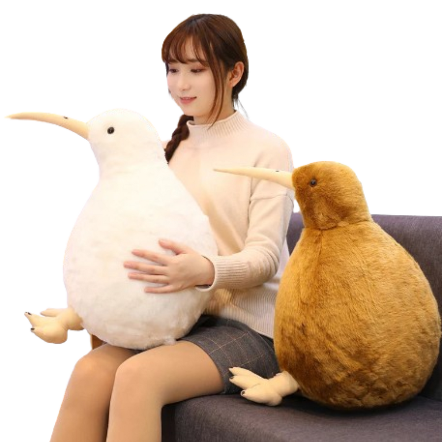 Lifelike Kiwi Bird Toy (2 colours available)