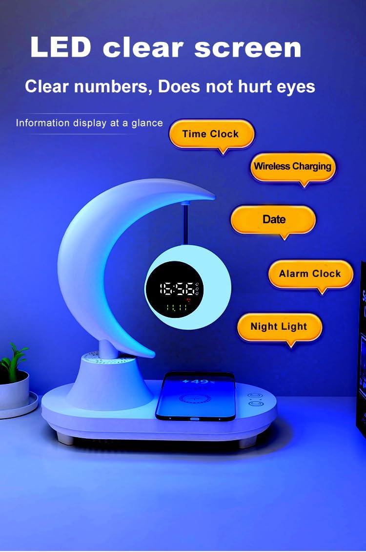 Smart Desk Lamp Wireless Charger