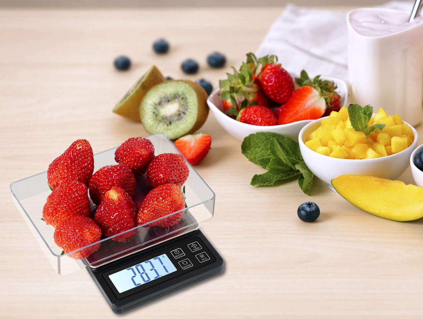 Digital Pocket Scale with USB Rechargeable 3000g/0.1g - salelink.co.nz