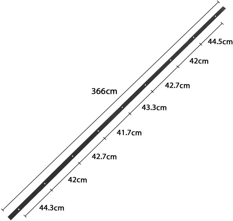 12FT/366cm Barn Door Hardware Kit