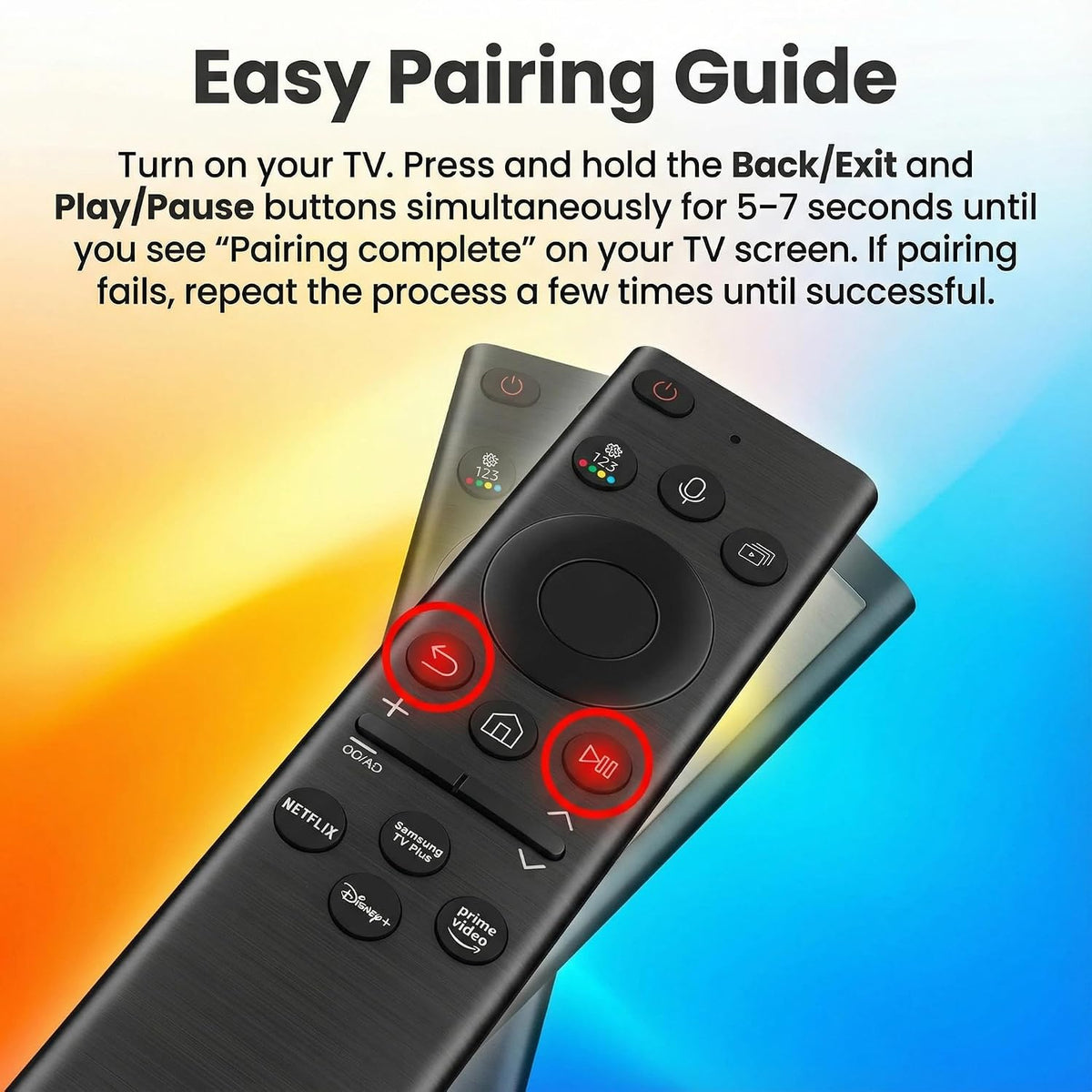 Remote Control for Samsung (BN59-01385A Solar+Voice Control)