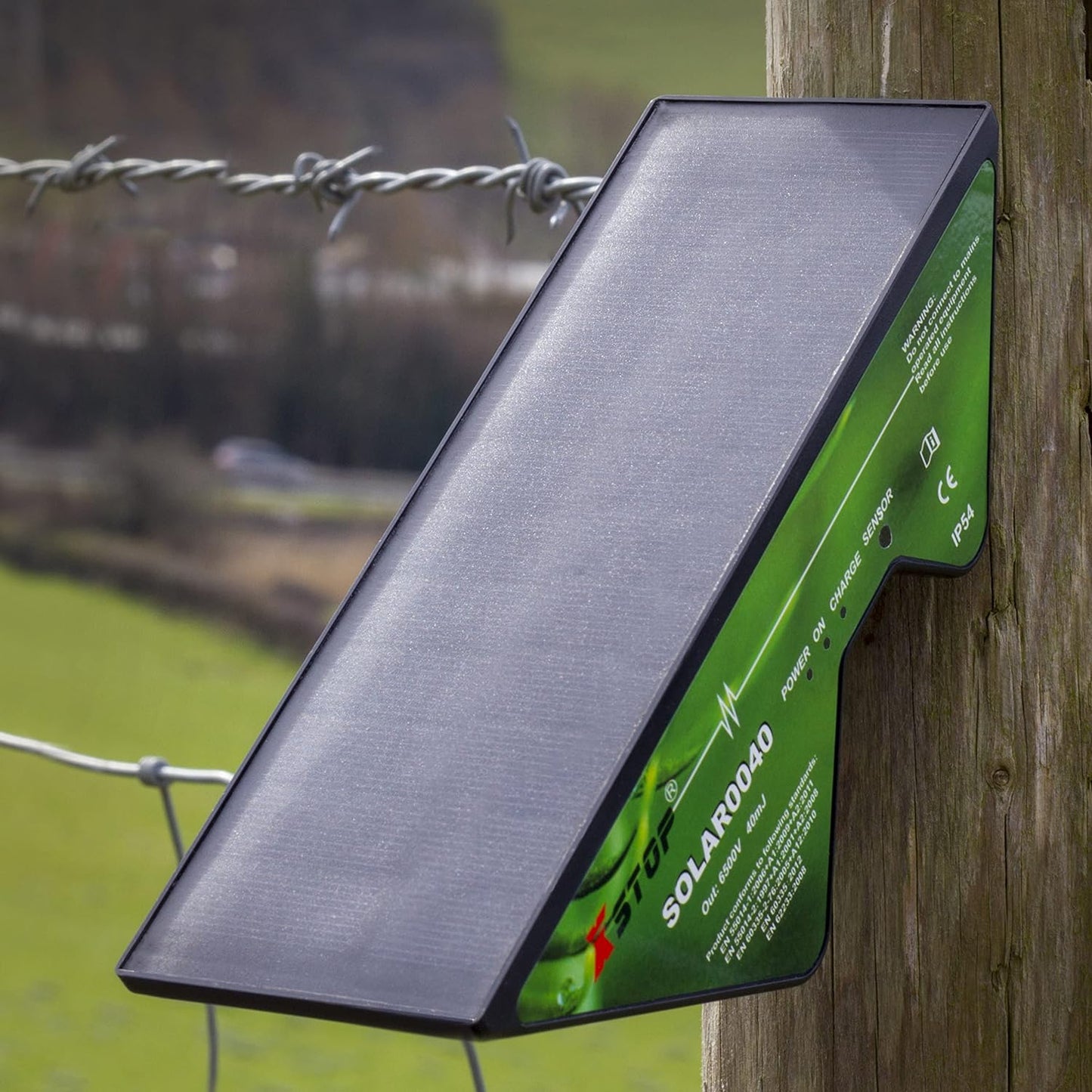 Solar Powered Electric Fence Energiser X-Stop 2Km Range