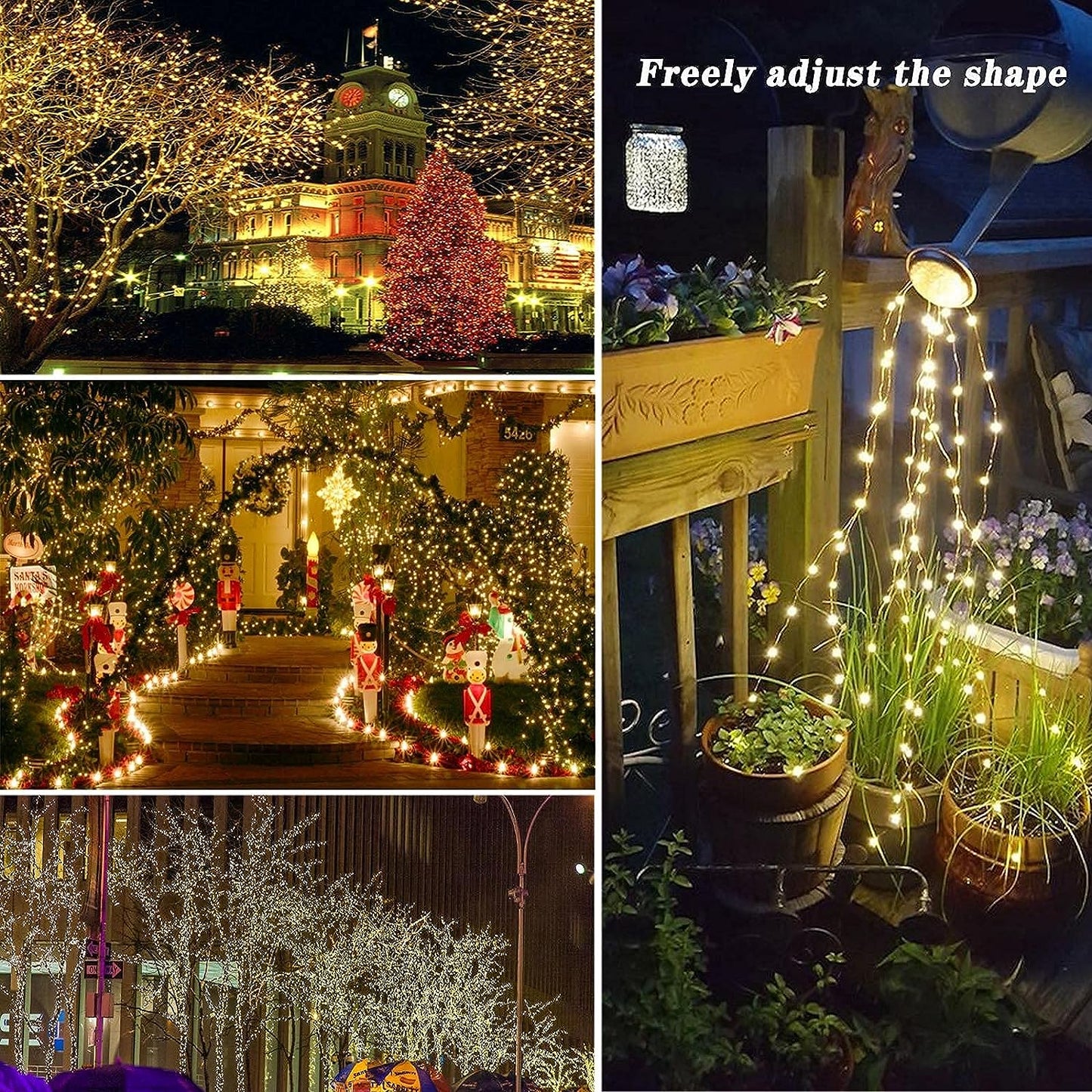 10M Christmas Lights Outdoor Garden Solar Lights