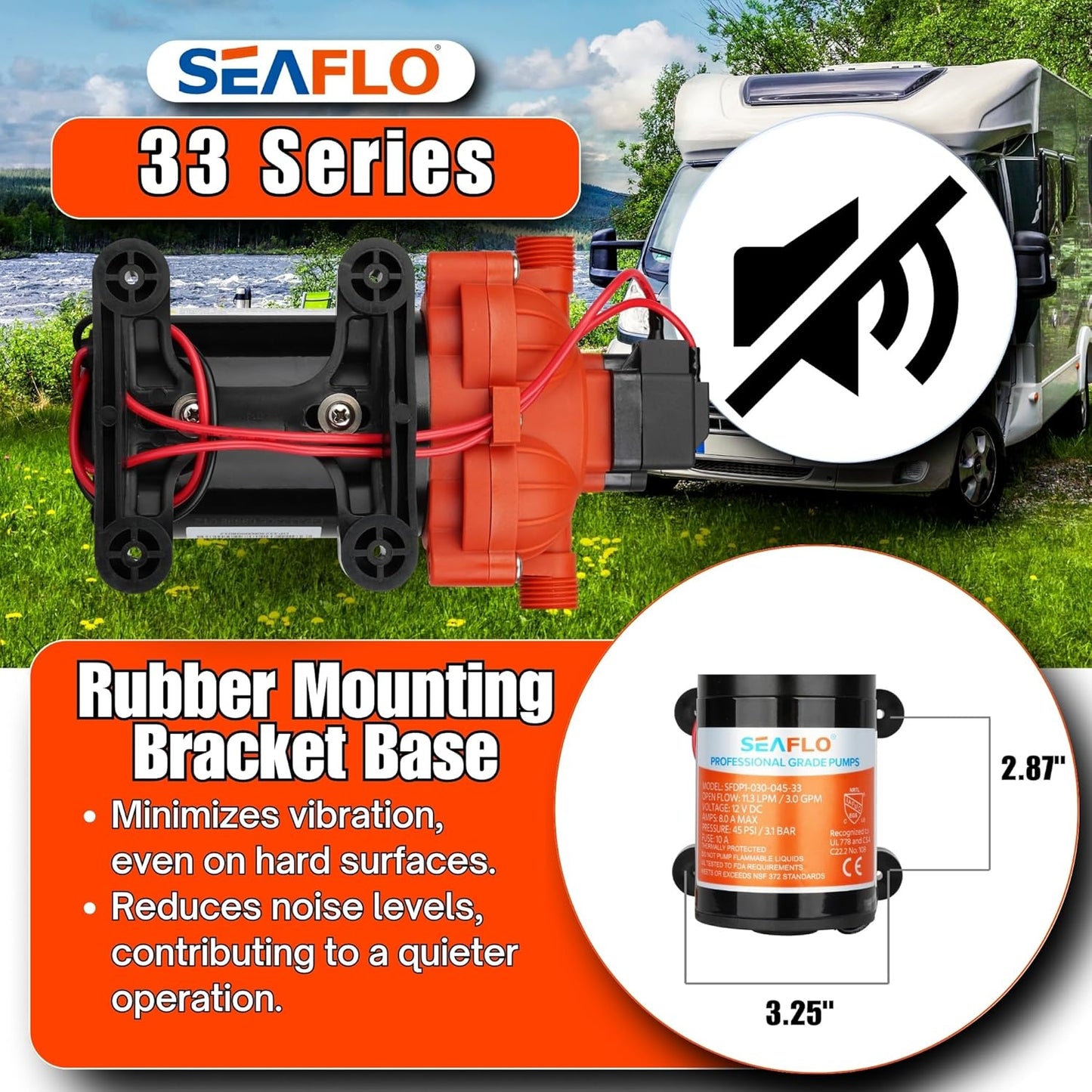 12V Seaflo Diaphragm Water Pump
