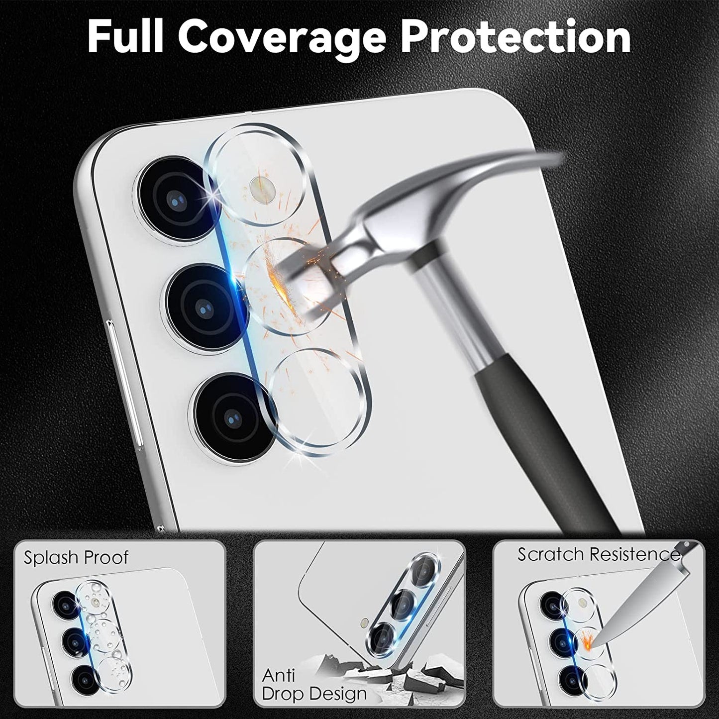 Samsung S23 Plus Camera Lens Glass Cover Protector - salelink.co.nz