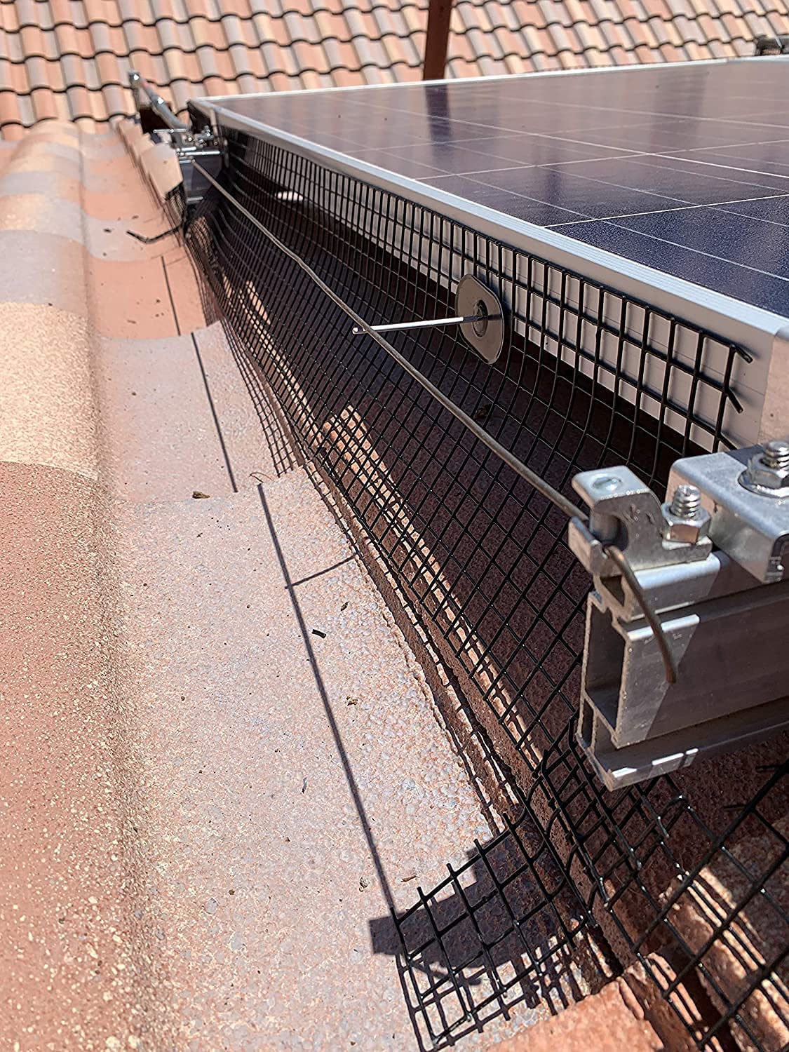 Solar Panel Wire Mesh Guard Kit Bird Pigeons Guard Fence Proofing Barrier