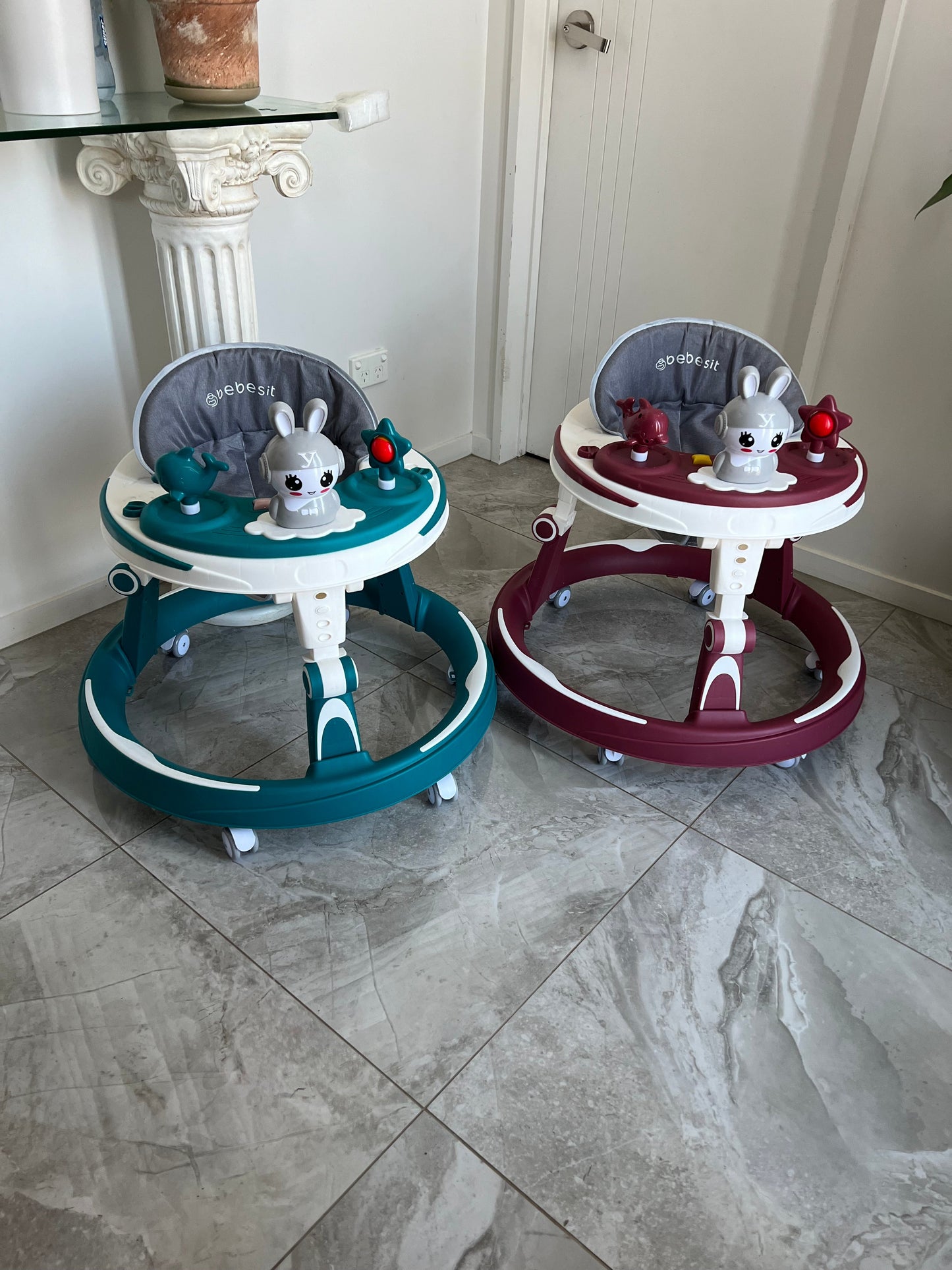 Deluxe O-ring Multifunctional Baby Walker with Lights and Melody Activity Centre