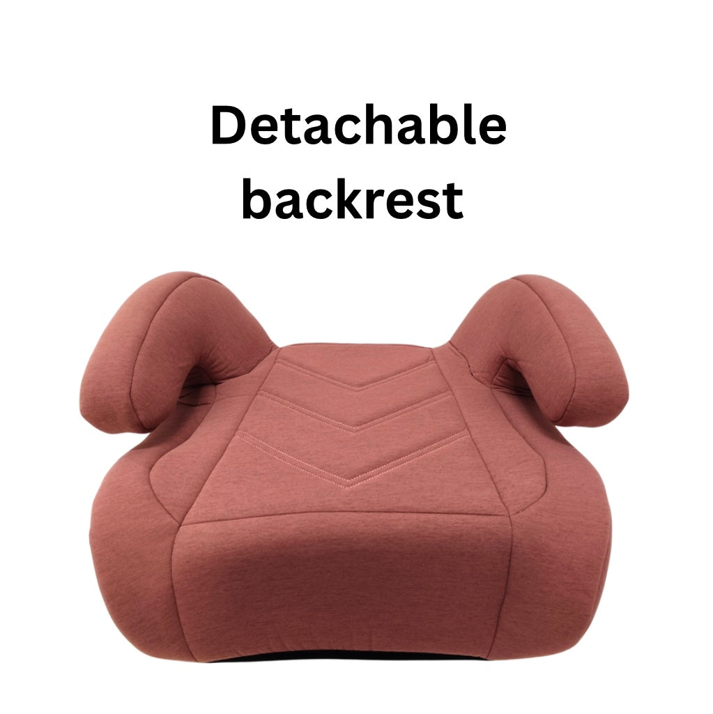 Zen i-Size Booster Car Seat with Isofix and Adjustable Headrest - PINK