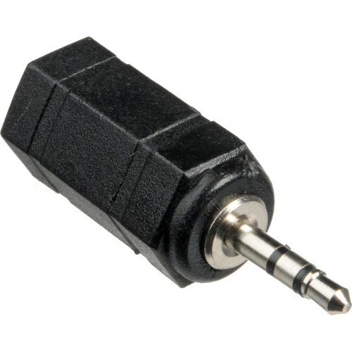 5pcs 2.5mm To 3.5mm Stereo Jack - Black