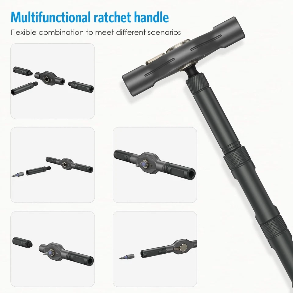 42 in 1 Magnetic Screwdriver Set Multi Bit Magneti DIY Ratchet Screwdriver Set