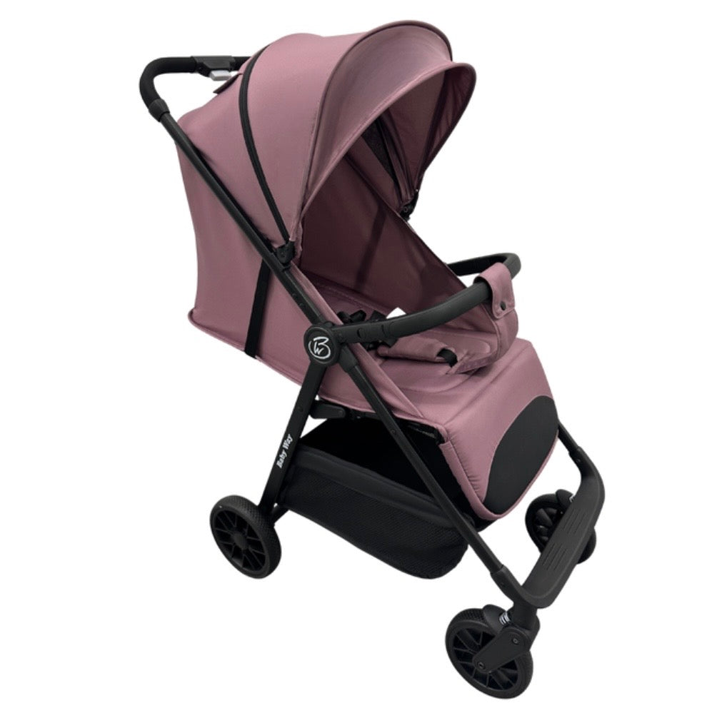 Roam Compact Travel-Friendly Stroller with Extended Canopy - PINK