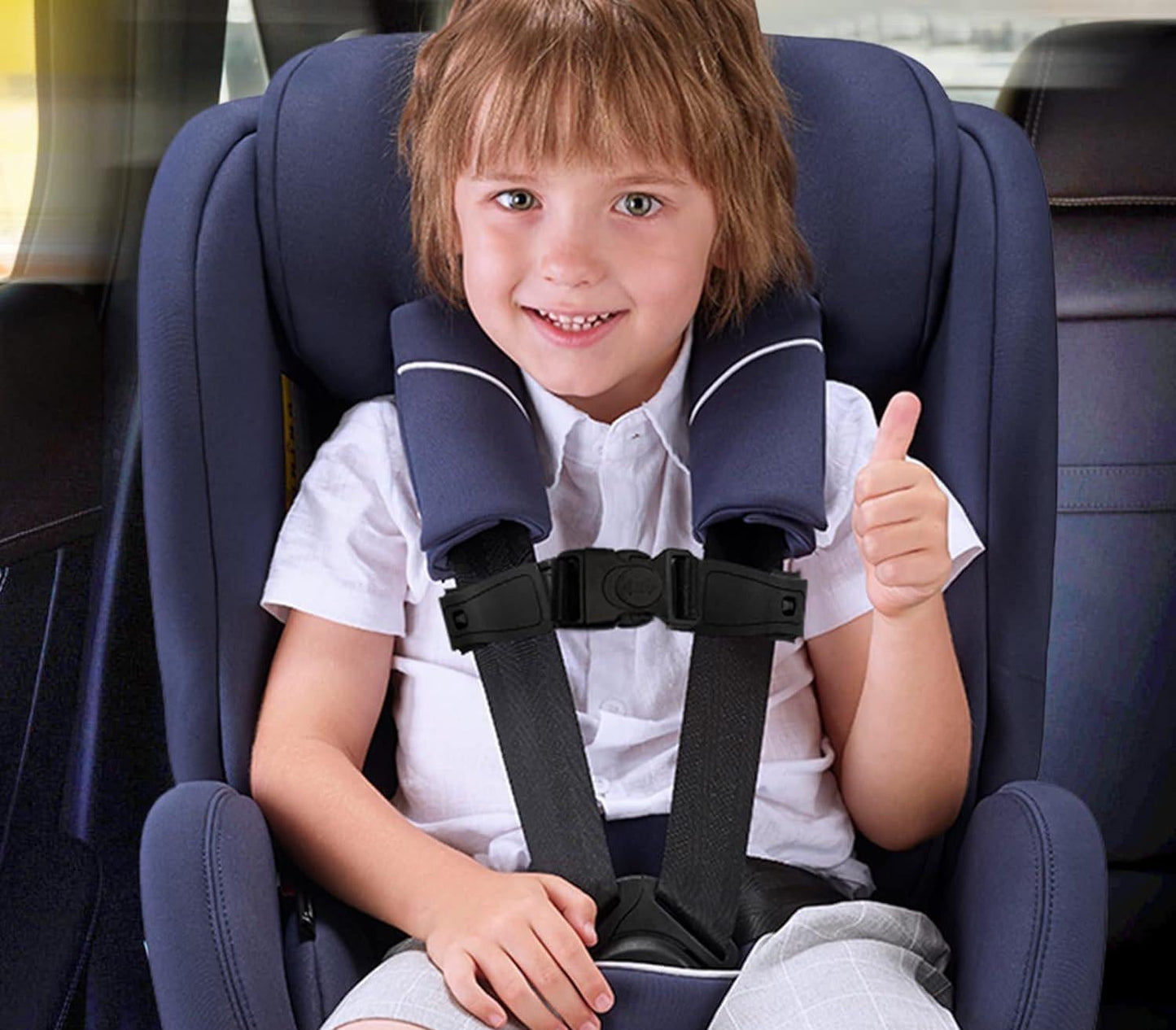 Universal Chest Clip Safety Harness Buckle for Baby Car Seats, Strollers & High Chairs