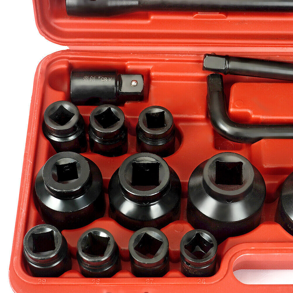 26pcs Drive Impact Socket Sets