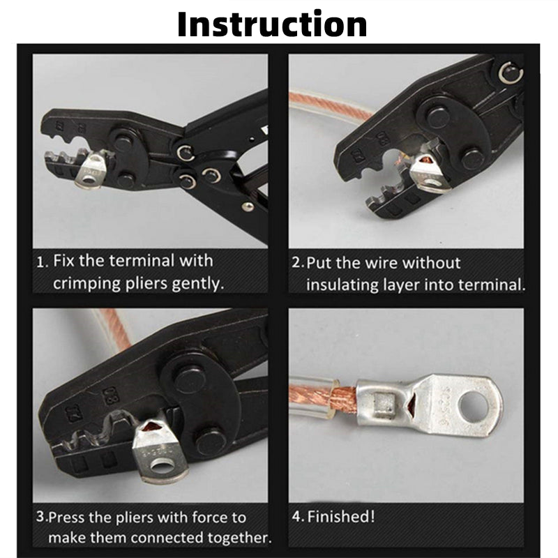 Battery Copper Crimp Terminals Cable Lug