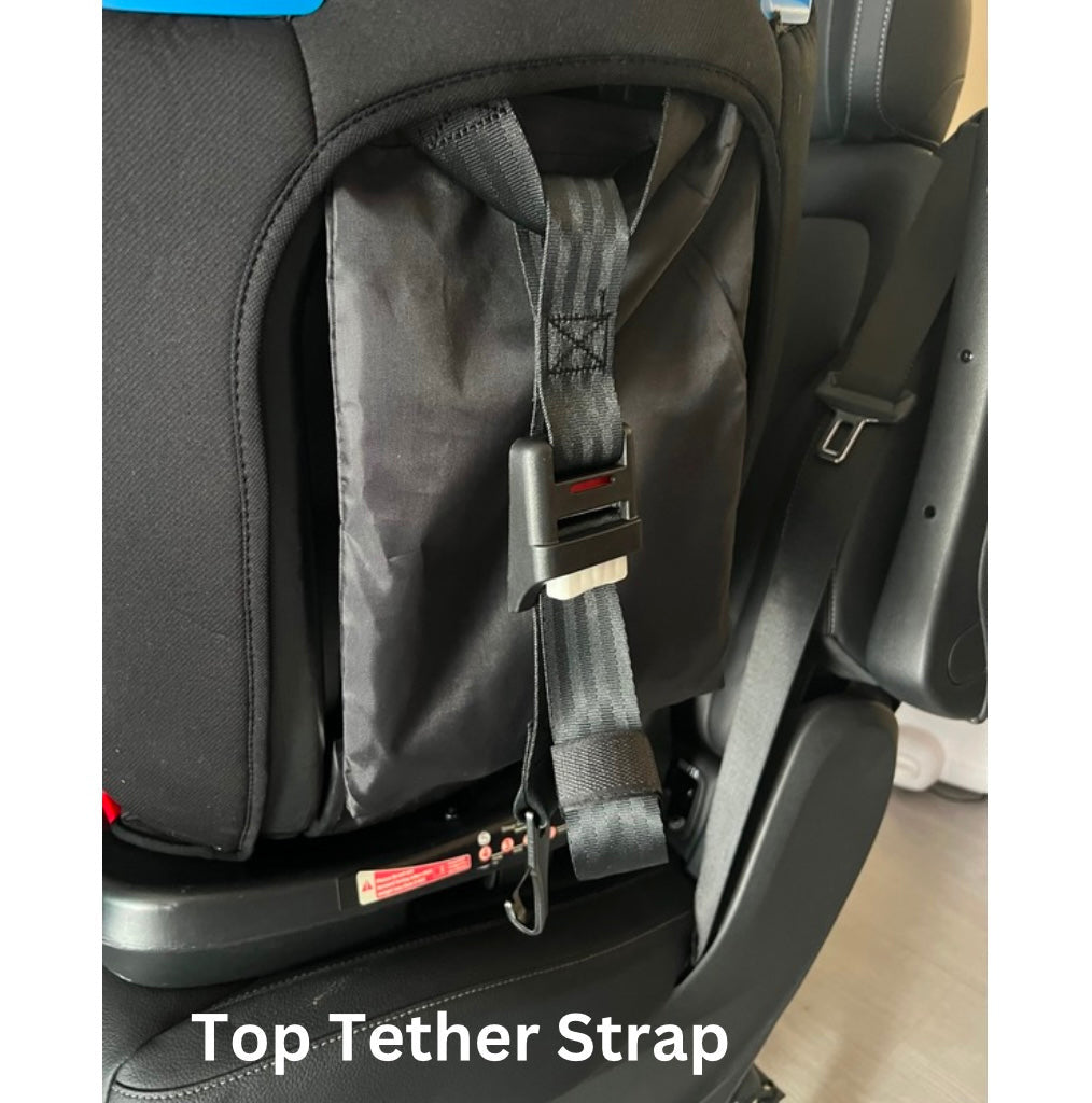 Safeguard 360 Rotating and Convertible Car Seat with Leg Support - Grey