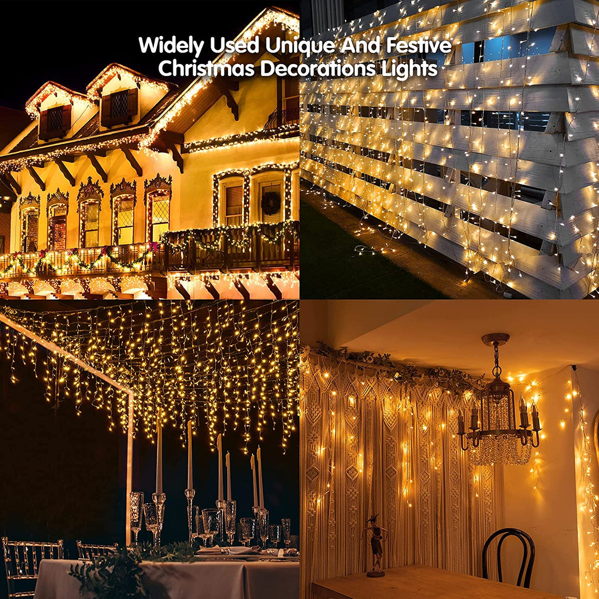 4M Led Lights Outdoor Fairy String Lights