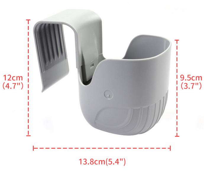 Universal Clip-On Baby Bottle & Cup Holder for Car Seats, Strollers & More