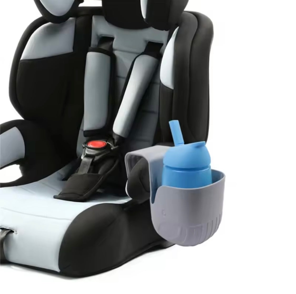 Universal Clip-On Baby Bottle & Cup Holder for Car Seats, Strollers & More