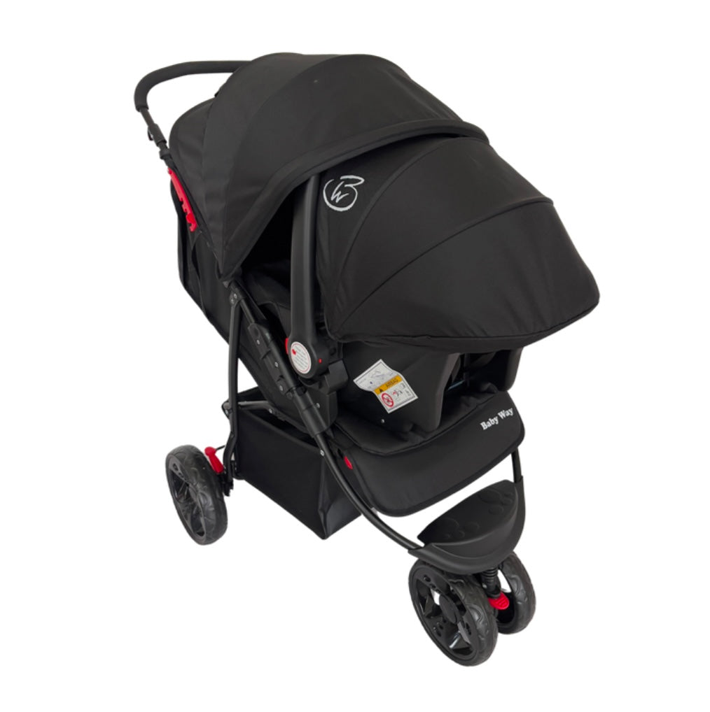 Explorer 3-Wheeler Stroller & Capsule Travel System with Food Tray and Liner