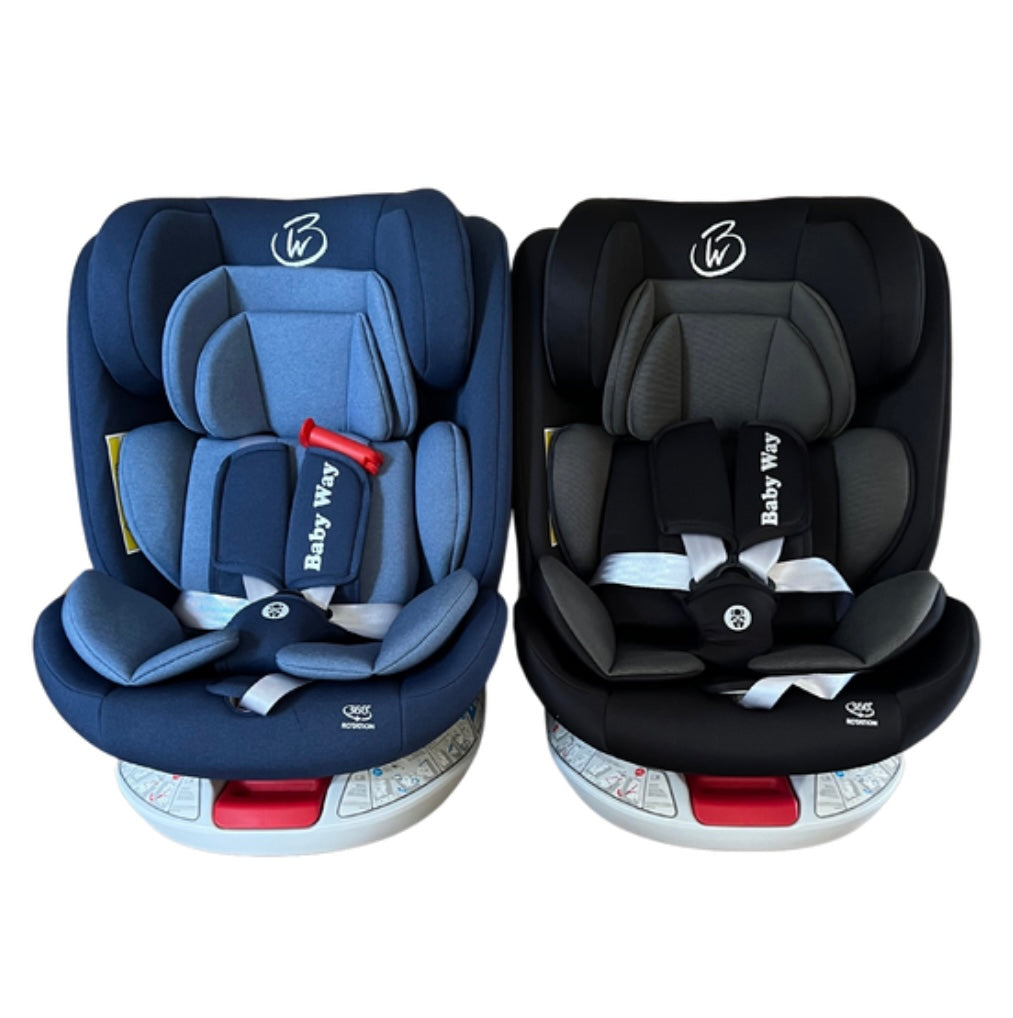 The Slim: 360 Rotation Convertible Car Seat with Double Head & Neck Support