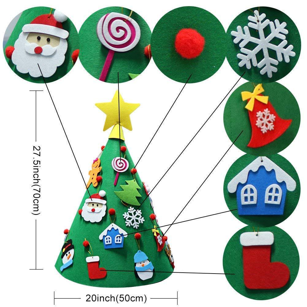 DIY Felt Christmas Tree Set
