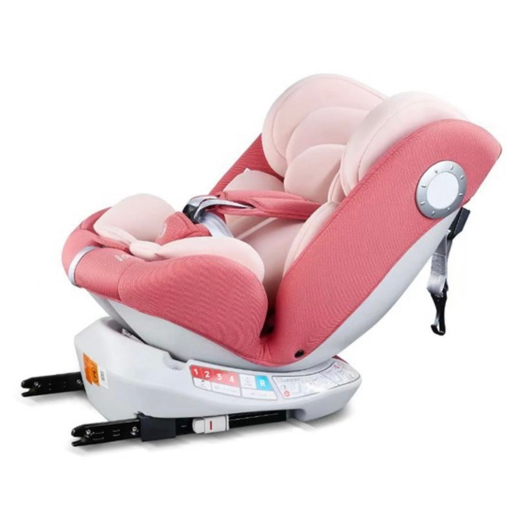 The Slim: 360 Rotation Convertible Car Seat with Double Head & Neck Support with ISOFIX and Top Tether
