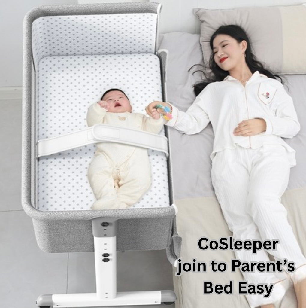Preorder - 3in1 CoSleeper Baby Bassinet and Game Bed with Changing Table & Mattress – Adjustable Height