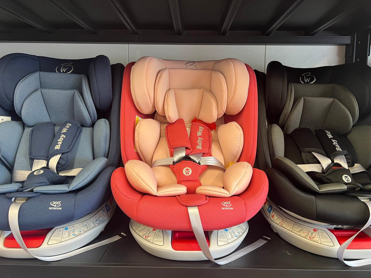 The Slim: 360 Rotation Convertible Car Seat with Double Head & Neck Support with ISOFIX and Top Tether