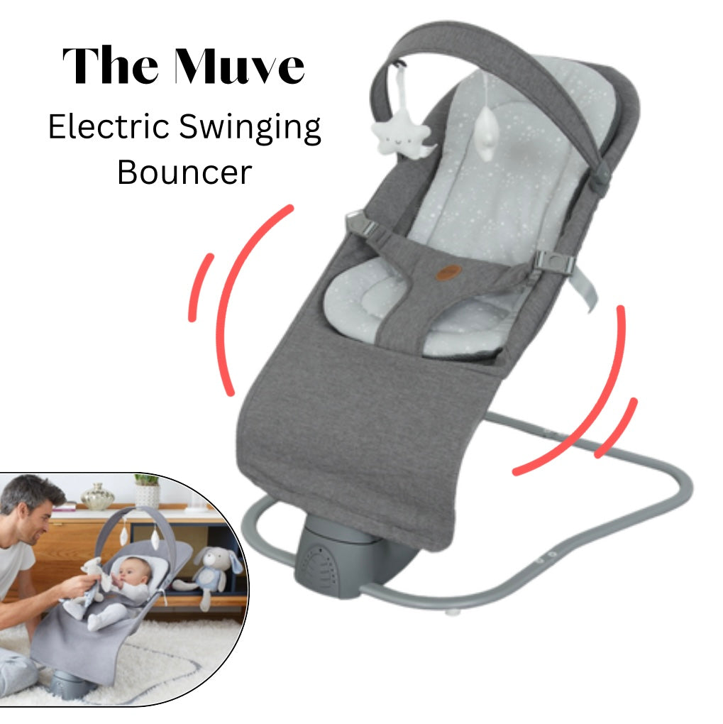 The Muve Electric Swinging Bouncer with Melodies and Recline