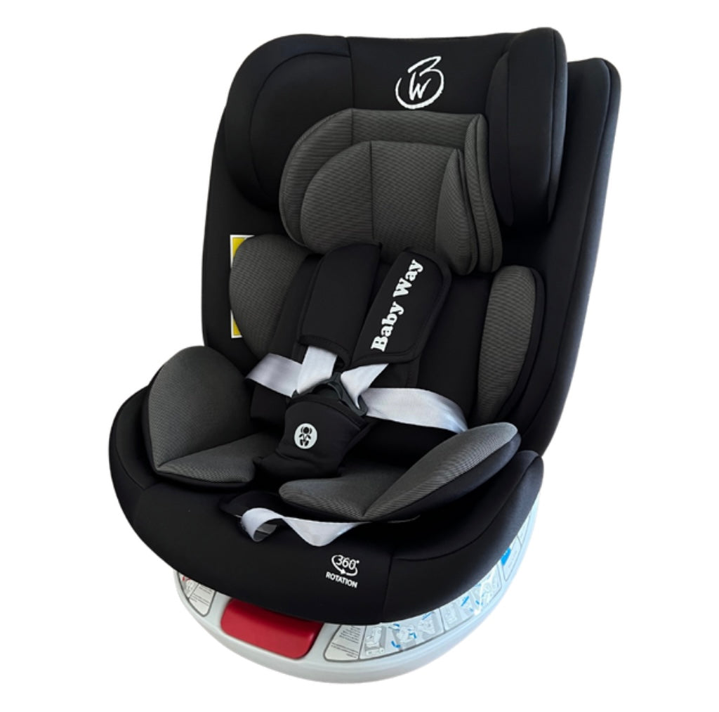 The Slim: 360 Rotation Convertible Car Seat with Double Head & Neck Support