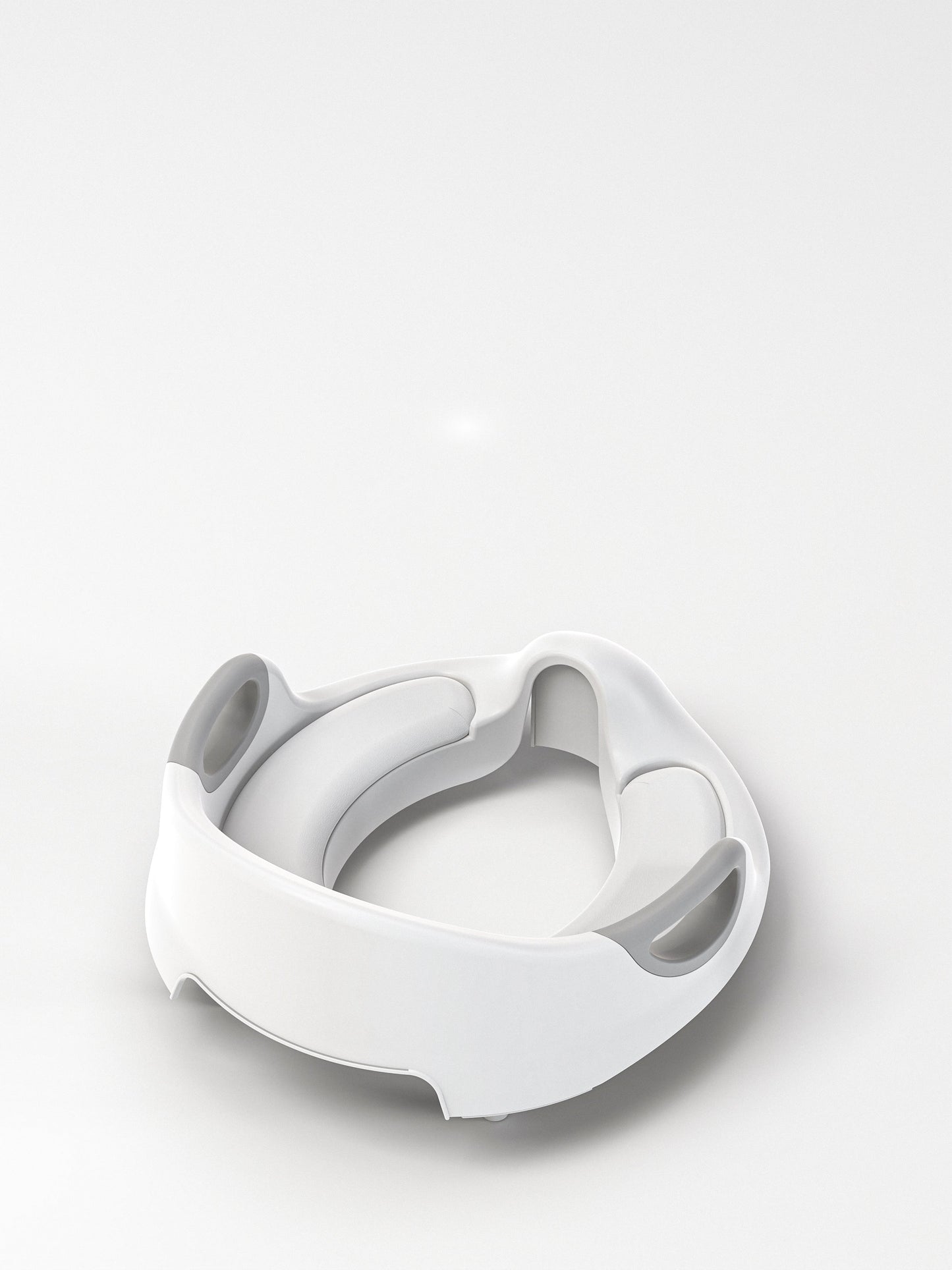 ComfortGrip Baby Toilet Training Seat – White & Grey