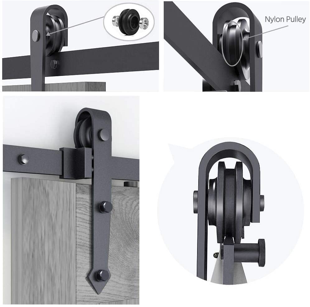 12FT/366cm Barn Door Hardware Kit