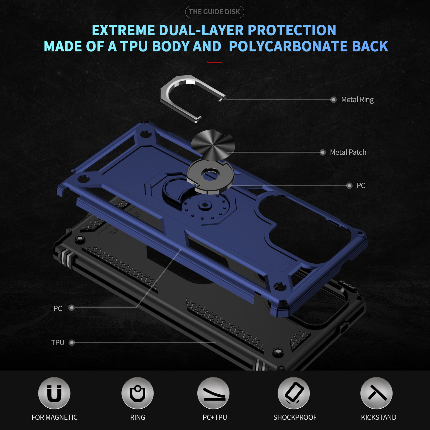 Samsung S25 Ultra Case - Blue