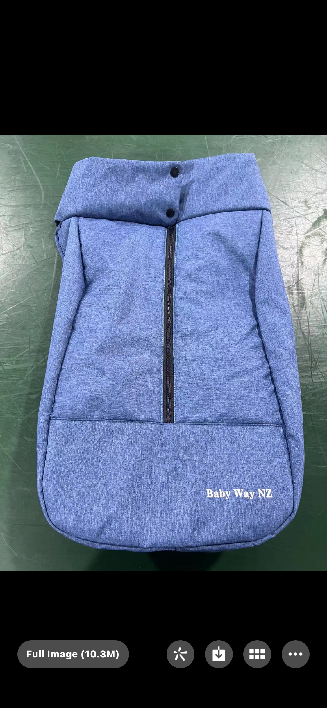 Universal Stroller Foot Shield Cover with Zip