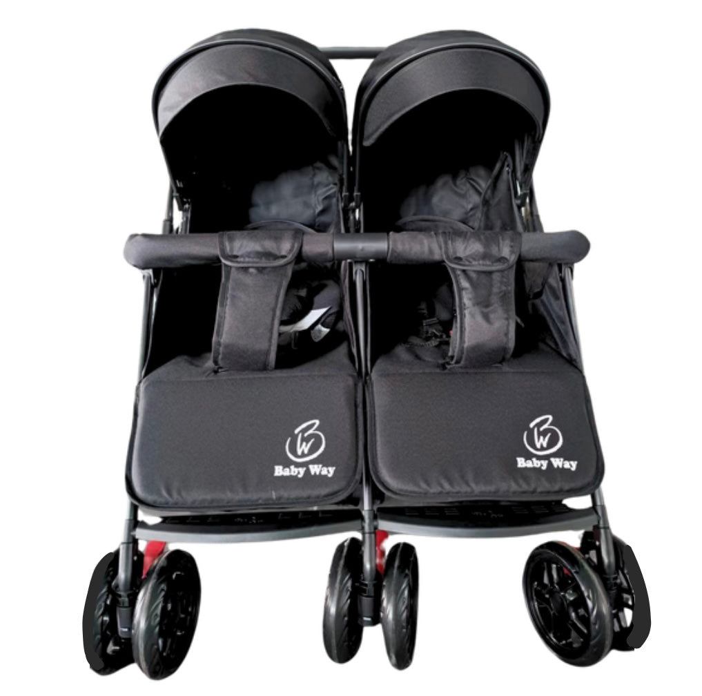 Black 2-Way Folding Compact Double