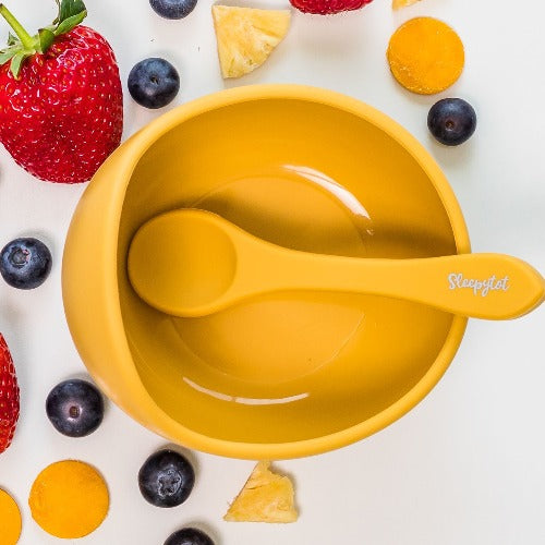 Sleepytot - Suction Bowl & Silicone Spoon Set