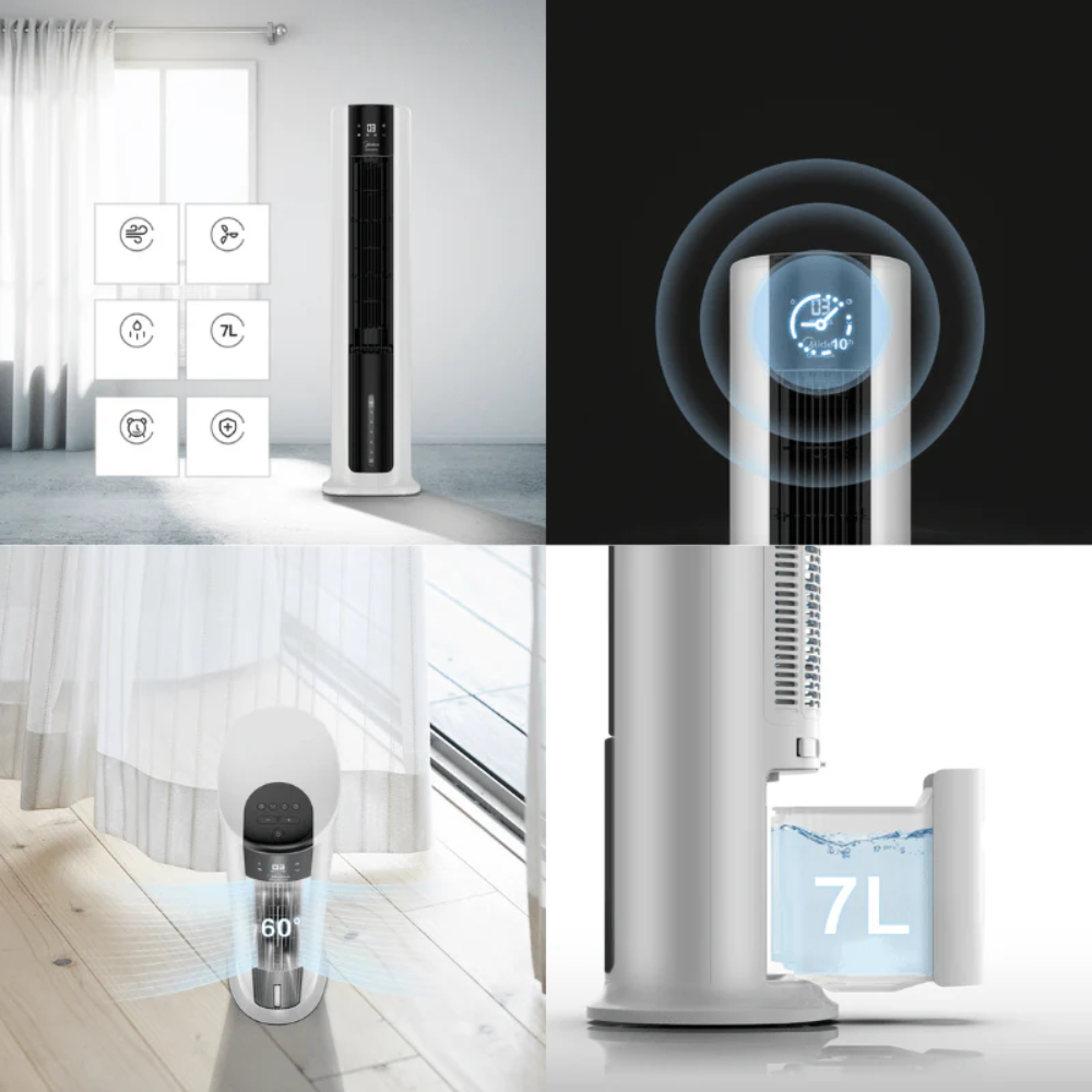 Midea Air Cooler with 7L Water Tank AC120-19ARB