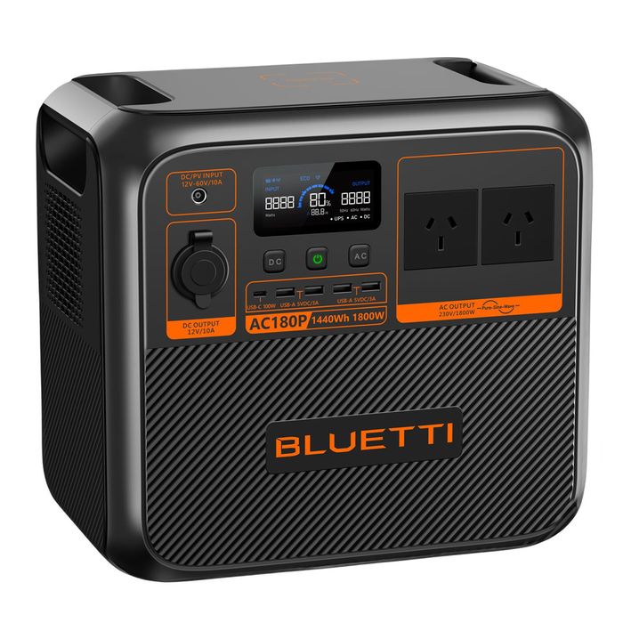 BLUETTI AC180 Portable Power Station + PV200 Solar Panel - Actiontech