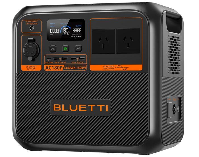 BLUETTI AC180 Portable Power Station + PV200 Solar Panel - Actiontech