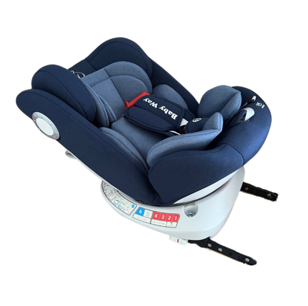 The Slim: 360 Rotation Convertible Car Seat with Double Head & Neck Support