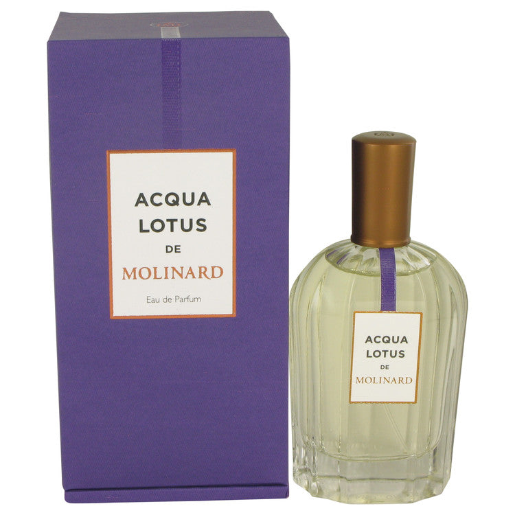 Molinard Acqua Lotus Eau De Parfum Spray (Unisex) by Molinard 90 ml