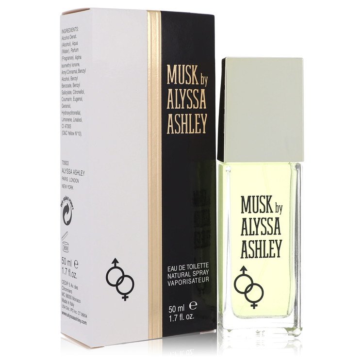 Alyssa Ashley Musk Eau De Toilette Spray by Houbigant 50 ml