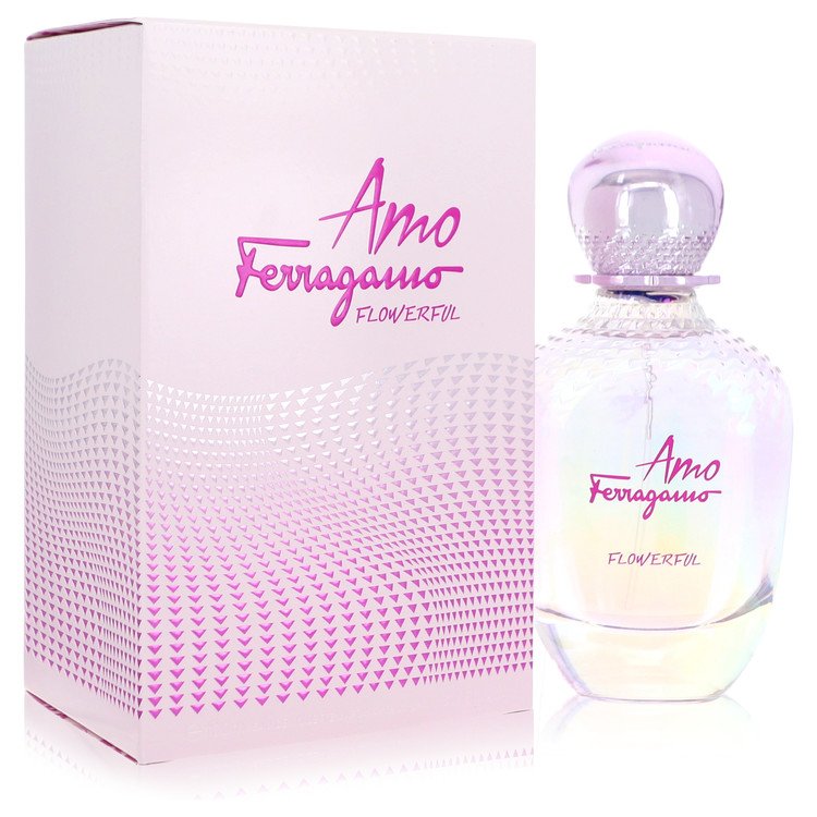 Amo Flowerful Eau De Toilette Spray by Salvatore Ferragamo 100 ml