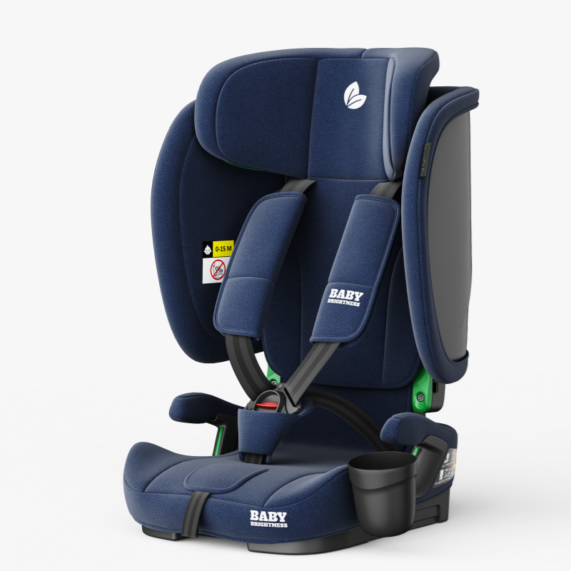 Baby Brightness AirGo Lightweight Compact Travel Pram and Travel Portable Booster Car Seat Blue