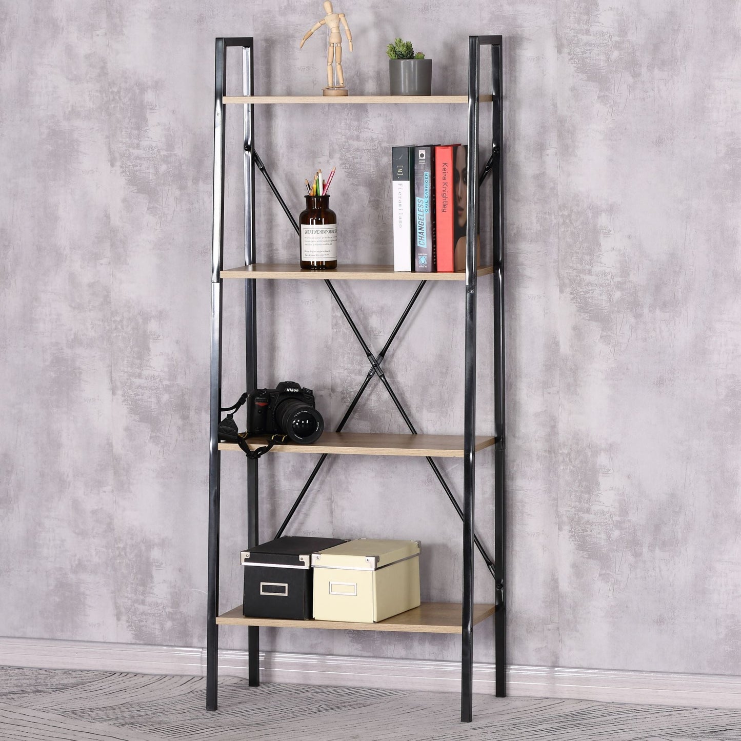 4-Tier Storage Shelf 148cm