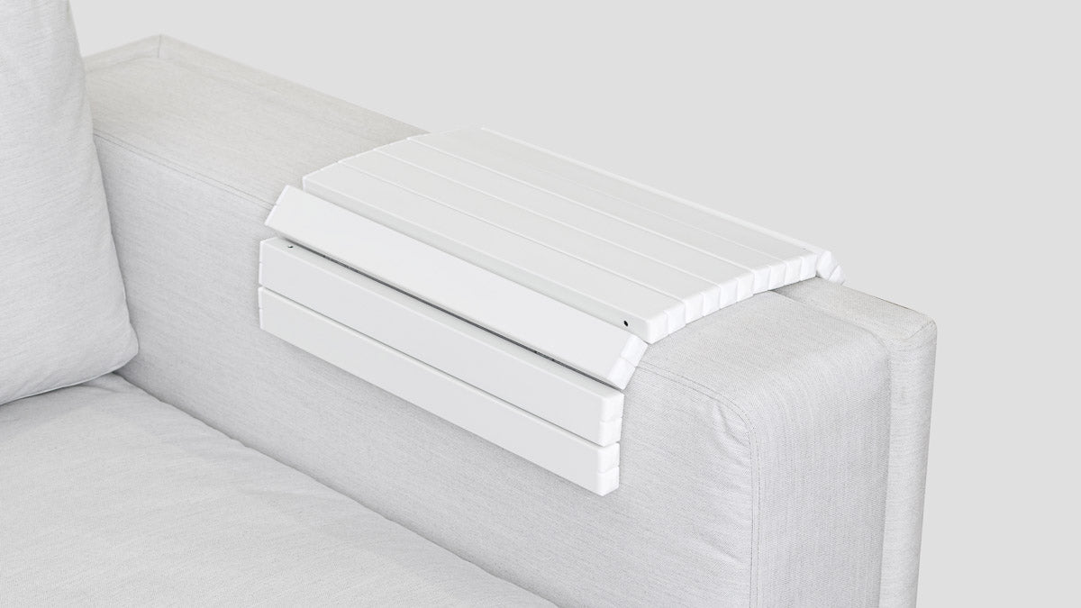 ALUMINIUM SLAT TRAY - WHITE